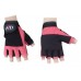 ARD CHAMPS™ WEIGHT LIFTING GYM GLOVES LEATHER PINK SLIM FITTING WOMEN'S ONLY